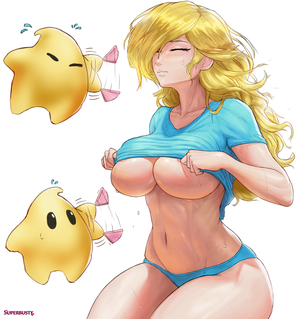 Busty Rosalina Porn - Rosalina Trying To Cool Off (SuperBusty) [Super Mario Bros] - Hentai Arena