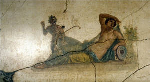 naked orgies pompeii - Fig 9. Pan Discovers Hermaphroditus, Fresco, c. 67 AD, Clarke,