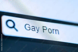 Gay Porn Texts - Foto de Browser bar with typed Gay Porn text do Stock | Adobe Stock