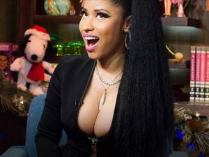 Nicki Minaj Tits - Nicki Minaj's Wardrobe Malfunction: Another Nip Slip! Pic and Video