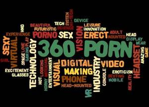 360 Panoramic Porn - 360 Porn, word cloud concept 5 Stock Photo