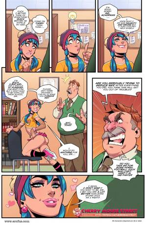 horny teacher porn cartoon - Page 3 | gay-comics/cherry-mouse-street/fanny-bad-teacher | Erofus - Sex  and Porn Comics