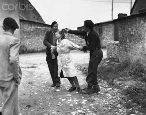 French Women Collaborators Punished Porn - Moments later, the two French patriots try to cut off the hair of Juliette  Audieuve as punishment for collaborating with the German forces occupying  France ...