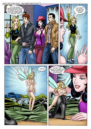 celebrity worship cartoon porn super heroes - Palcomix Super Hero Party (Justice League) porn comic