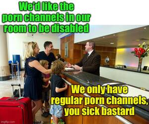 Disabled Porn Meme - Meanwhile at the Disney Hotel - Imgflip