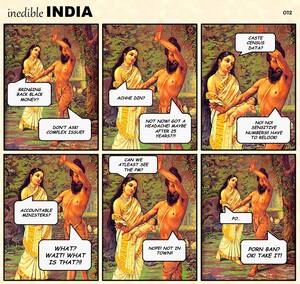 Indian Porn Comics Art - From porn ban to death penalty, a new web comic combines medieval art and  modern commentary