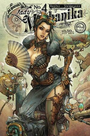 Hot Steampunk Cartoon Porn - cover of Lady Mechanika art by Joe Benitez Â© Aspen Comics