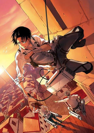 Anime Attack On Titan Porn - Attack on Titan ~~ Levi Rivaille, Isabel, and Furlan