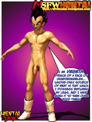 Dragon Ball Z Vegeta Porn - Ebenezer Splooge Â» NSFW anime hentai cartoon porn art of Dragon Ball Z  Saiyan prince Vegeta illustration.