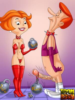 jetsins nude cartoons lesbians - Jane Jetsons queens over George and Cosmos - Cartoon Sex - Picture 1