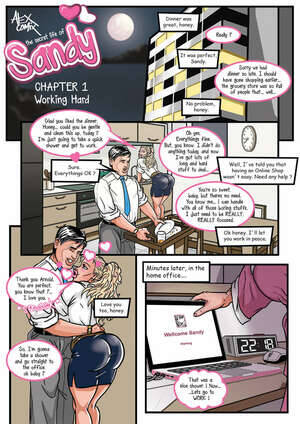 Husband Secret Sex At Work - âœ…ï¸ Porn comic The Secret Life of Sandy. Part 1. Sex comic husband does not  | Porn comics in English for adults only | sexkomix2.com