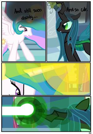 Mlp Chrysalis Celestia Comic Porn - #149941 - artist:pyruvate, comic, comic:consumed love, consumed love, princess  celestia, queen chrysalis, safe - Derpibooru - My Little Pony: Friendship  is ...