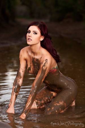 mud natural tits - boudoir, glamour, tattoos, mud, muddy, outdoors, nude, naked,