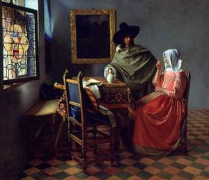 Dutch 17th Century Porn - Johannes Vermeer, The Wine Glass on ArtStack #johannes-vermeer #art Â· Wine  Glass17th CenturyJohannes ...