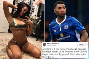 Alice Goodwin Phone Sex - Jermaine Pennant's glamour model wife Alice Goodwin hits back at Billericay  Town accusing club of running a 'vicious illegal circus' | The Sun