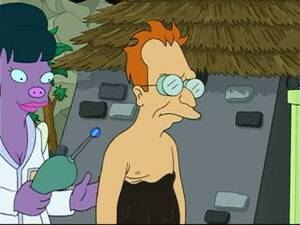 Futurama Professor Farnsworth Porn - Fifty-three years old? Ohhh! Now I'll need a fake I.D. to rent ultra porn\