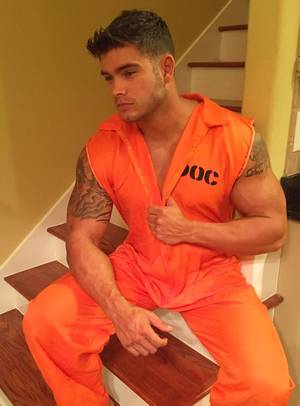 Gay Sexy Male Nurse - Who knew orange jumpsuits could be sexy?