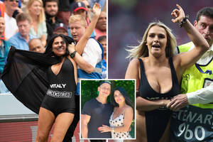 beach nude new zealand - Female streaker tries to emulate Kinsey Wolanski by promoting porn website  and invading pitch during England vs New Zealand Cricket World Cup final â€“  The Sun | The Sun