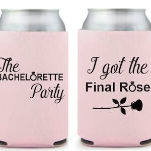 Bachelorette Porn Tv - The Bachelorette Can Cooler Bachelorette Party Koozies - Etsy