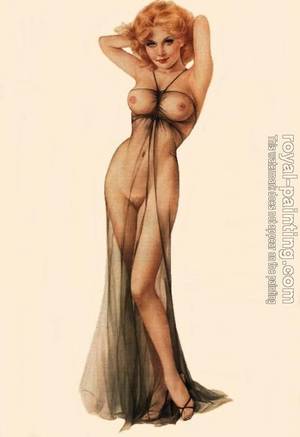 Modern Vintage Porn - Alberto Vargas - see through vintage porn cartoons