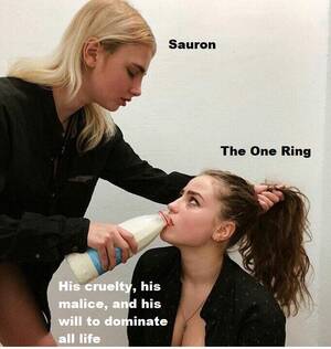 Forced Lesbians Bond Together Captions - r/lotrmemes