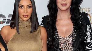 Cher Porn - Kim Kardashian Dresses as Cher for Halloween and Nails It