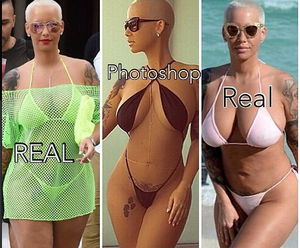 Amber Rose - Amber Rose Responds To Photoshop Rumors