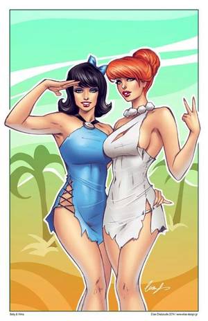 hot betty rubble toons hentai - Elias ~Wilma Flintstone and Betty Rubble.