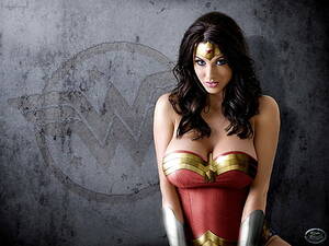 Alice Goodwin Porn - HD wallpaper: Alice Goodwin, cosplay, Photo Manipulation, Wonder Woman |  Wallpaper Flare