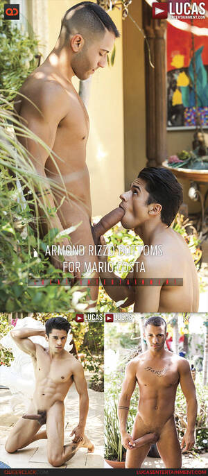 Armond Rizzo Gay Porn Mario Costa - Lucas Entertainment: Mario Costa Fucks Armond Rizzo Bareback - QueerClick