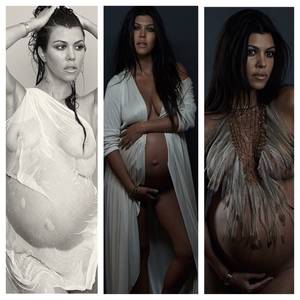 kourtney kardashian pregnant and naked - WLS Quick Look â€ Kourtney Kardashian Pose Nude ( Pregnant ) For Magazine â€