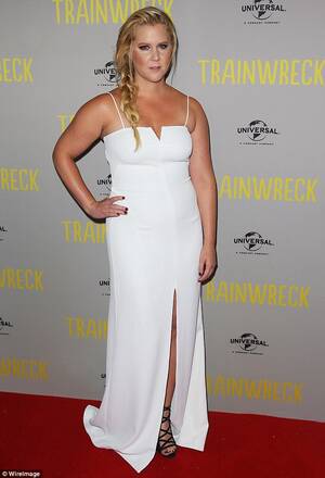 Amy Schumer Sexy - Amy Schumer would pose nude in silver paint like Kim Kardashian | Daily  Mail Online