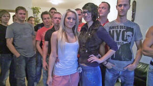 blonde czech teen gangbang - Massive Gangbang with Beautiful Blonde - Czech Gangbang