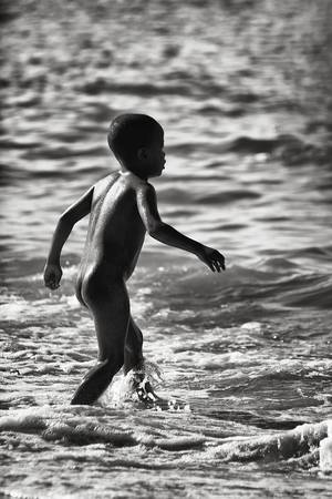 black and white pictures of people on the beach nude - black child naked child naked see beach