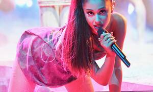 Ariana Grande Sexy - Ariana Grande grinds with Nicki Minaj during racy American Music Awards  routine | Daily Mail Online