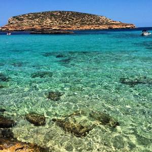 ibiza nude beach fooling around - View from lunch at Sunset Ashram at Platges de Comte (Photo credit: Melissa  Curtin