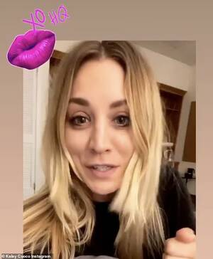 Kaley Cuoco Pregnant Porn - Kaley Cuoco tells fans to 'stop asking' if she's pregnant as she dispels  rumors | Daily Mail Online