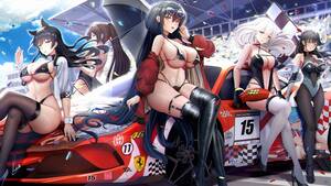 cartoon car hentai - Race Car Models [Azur Lane] â€“ Hentai â€“ Rule34 â€“ Cartoon Porn â€“ Adult Comics