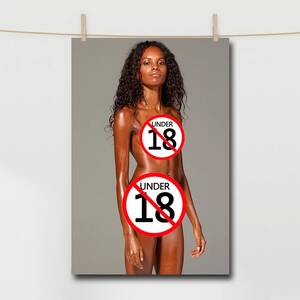 hot black girl porn art - Sexy Black Girl Hot Young Beauty Adult Model Photo Modern Wall Art Porn  Poster and Print Canvas Painting For Home Bedroom Decor