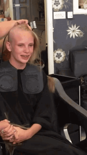 Forced Headshave Porn - Shaving Fails GIFs | Tenor