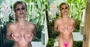 britney spears pregnant naked - Britney Spears bares all in nude snap 'before I had baby inside me' | Metro  News