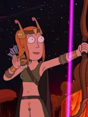 Archer Porn Reddit - Summer the archer [Rick and Morty] : r/rule34