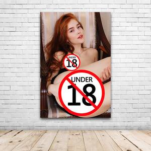 Body Paint Sexy Redhead Porn - Sexy Redhead Beauty Nude Girl Wall Art Canvas Painting Adult Female Body  Posters and Print Picture For Home Room Decor - AliExpress