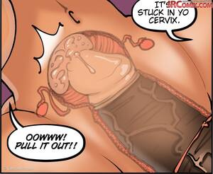 interracial cervix - In that interracial comix black cock was inserted directly in the womb