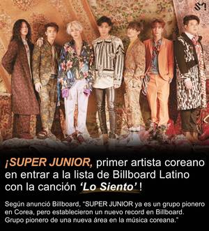 Leslie Grace Porn - #SUPERJUNIOR has become the first Korean artist to enter #Billboard's  #LatinCharts with '