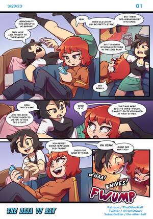 Lesbian Sex Comics - Lesbian > Girls Kissing and Fucking Porn Comics