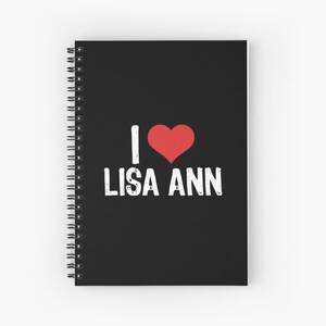 Lisa Ann Lingerie Porn - Lisa Ann Spiral Notebooks for Sale | Redbubble