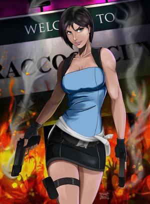 Jill Valentine Cartoon Porn - Jill Valentine by teban19.deviantart.com on @deviantART