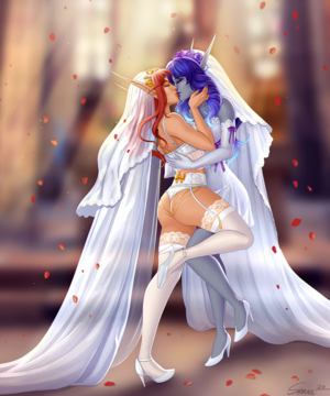 lesbian wedding hentai - Wedding by sienna - Hentai Foundry