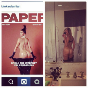 Celebrity Porn Kim Kardashian Ass - Celebrities React to Kim Kardashian's Bare Butt on Paper Magazine â€“  StyleCaster